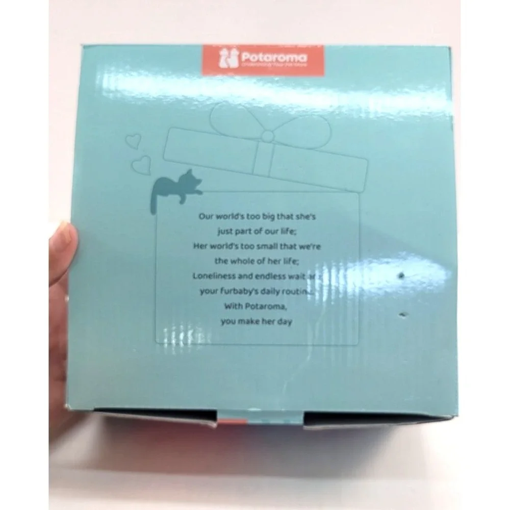 Potaroma 3 In 1 Smart Cat Toy Fluttering Butterfly Shooting Feather Track Balls